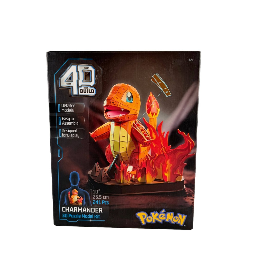 Pokemon 4D Build Charmander 3D Puzzle Model Kit 241 Pcs Spin Master New